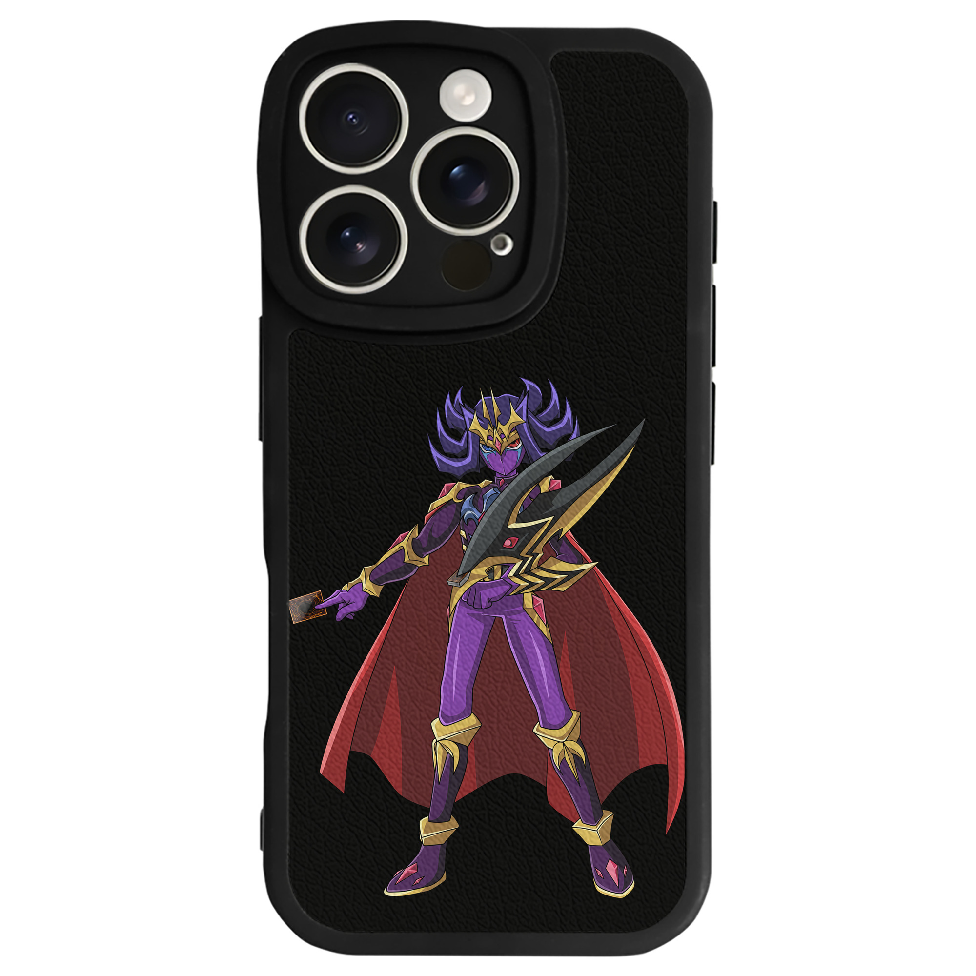 遊☆戯☆王 Yu-Gi-Oh! 【iPhone 16シリーズ対応】シリコンスマホケース（レザー調） 材質：シリコン